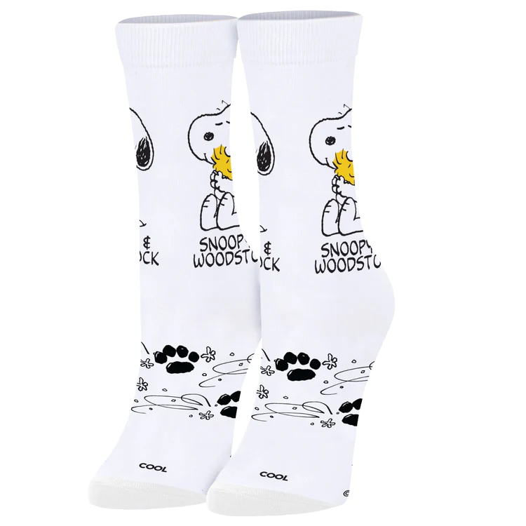 オッド ソックス（ODD SOX）クルー ソックス ミディアム サイズ SNOOPY & WOODSTOCK