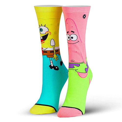 オッド ソックス（ODD SOX）クルー ソックス ミディアム サイズ SPONGEBOB & PATRICK
