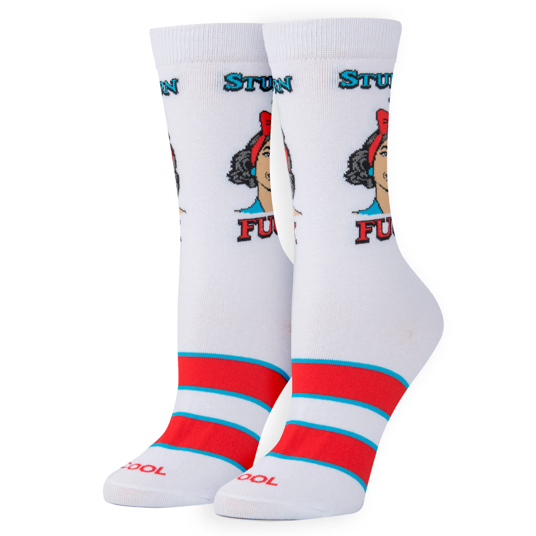 オッド ソックス（ODD SOX）クルー ソックス ミディアム サイズ STUBBORN AF