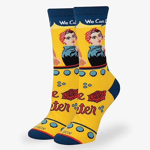 オッド ソックス（ODD SOX）クルー ソックス ミディアム サイズ ROSIE RIVETER