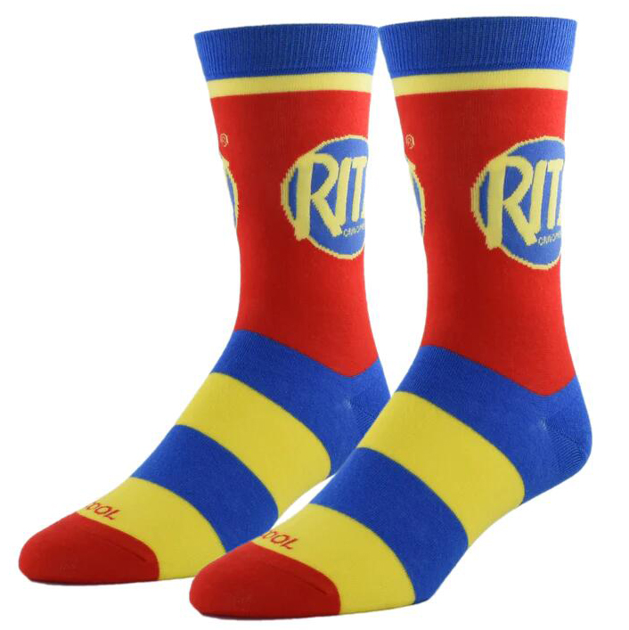 オッド ソックス（ODD SOX）クルー ソックス ミディアム サイズ RITZ LOGO