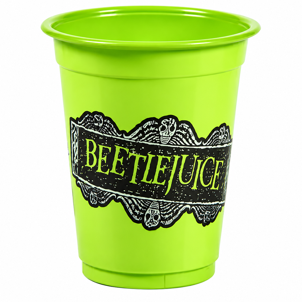 ビートルジュース（Beetlejuice）ディスポーザブル プラカップ 16oz.