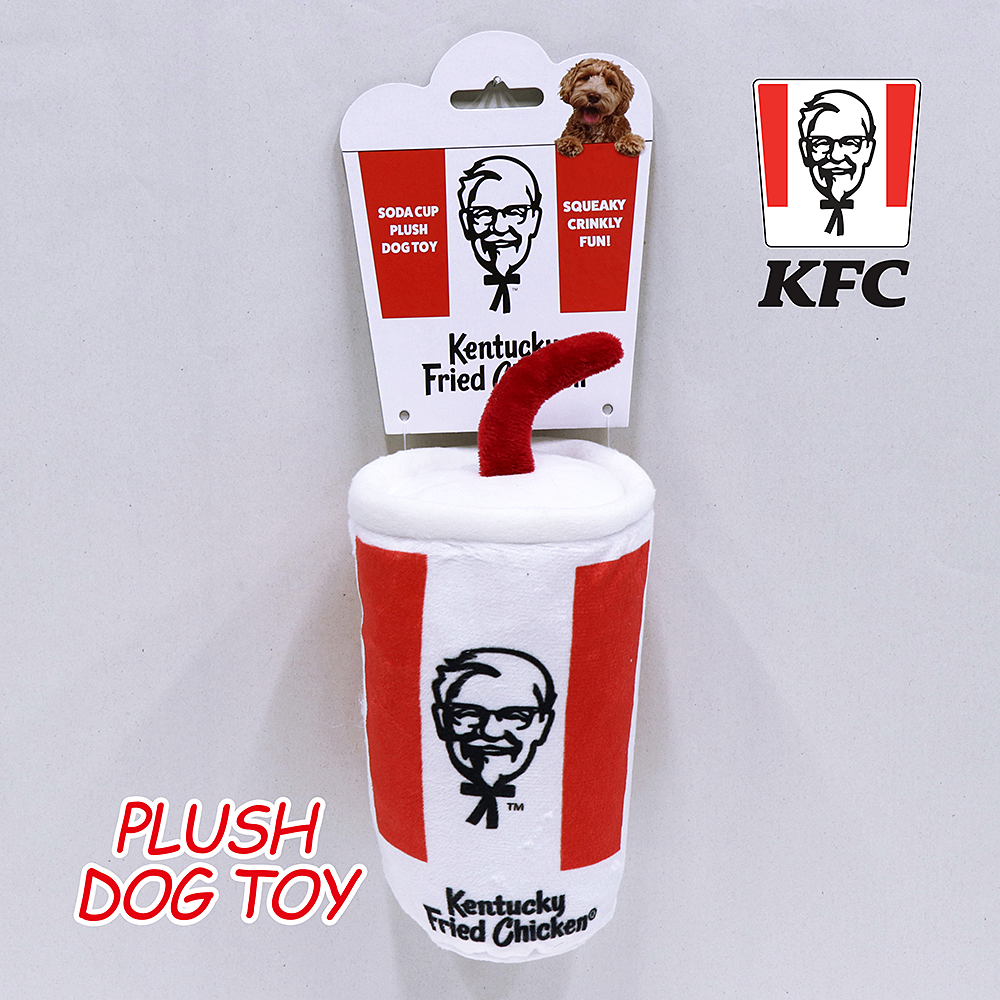 ペット（犬）用おもちゃ ぬいぐるみ（ケンタッキー・フライド・チキン）