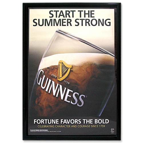 ウォール フレーム 入り ポスター GUINNESS START THE SUMMER STRONG