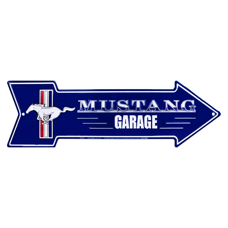 アルミニウム サイン ARROW SIGN FORD MUSTANG GARAGE