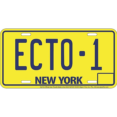 アルミニウム サイン LICENSE PLATE GHOSTBUSTERS