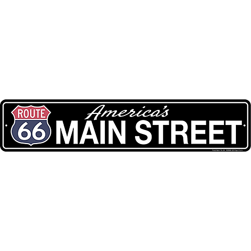 アルミニウム サイン RT 66 STREET SIGN AMERICAS MAIN STREET