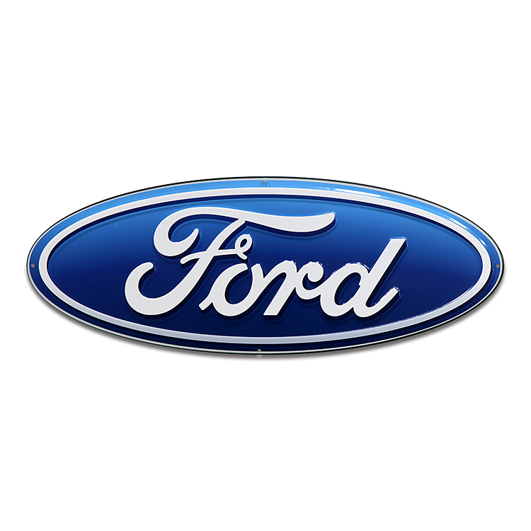 アルミニウム サイン FORD EMBLEM OVAL DIE CUT