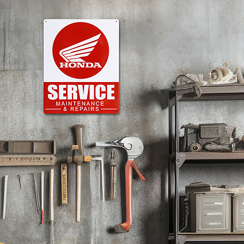 ティン サイン HONDA SERVICE