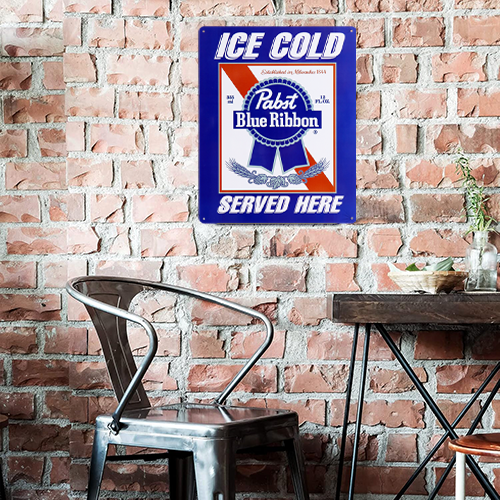 ティン サイン ICE COLD PABST