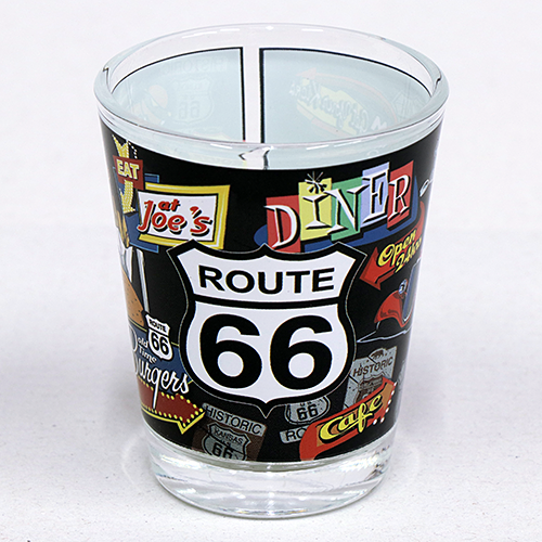 RT 66 ショット グラス DINER SIGNS