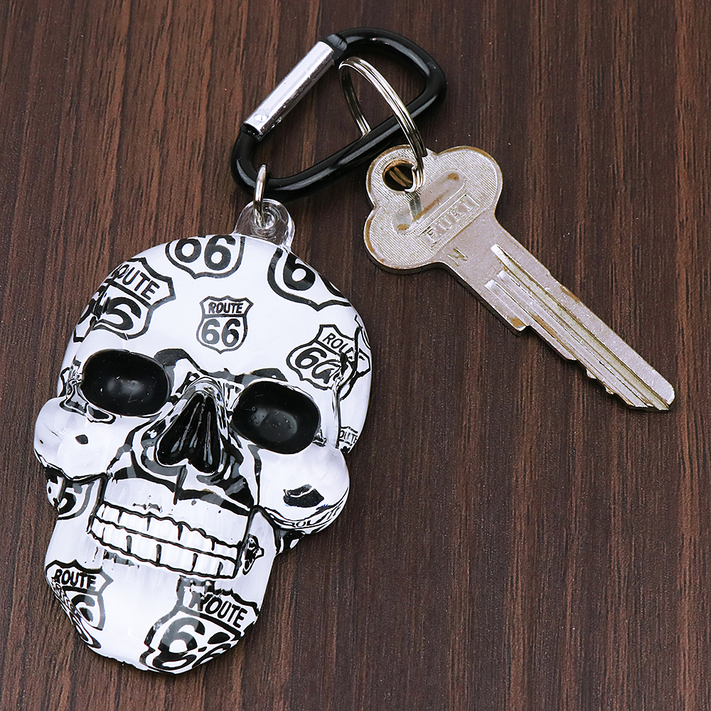 RT 66 キーリング RT66 SKULL SIGN