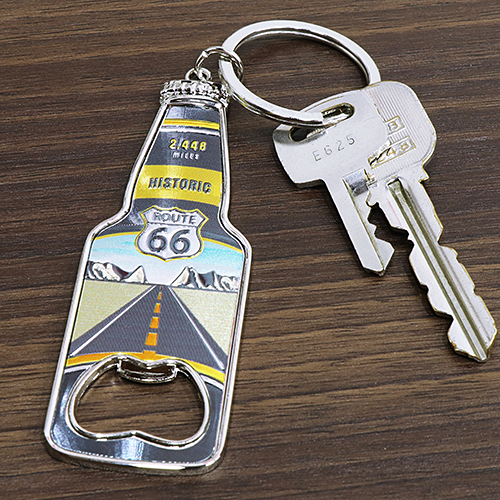 RT 66 メタル キーリング OPENER HISTORIC