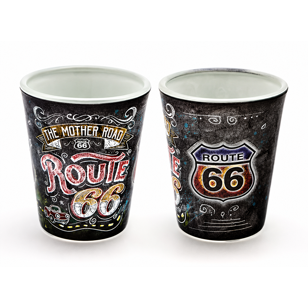 RT 66 ショット グラス CHALK MOTHER ROAD