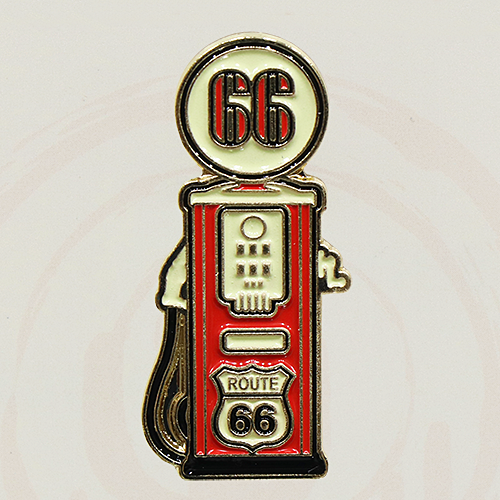RT 66 エナメル ピンバッジ GAS PUMP