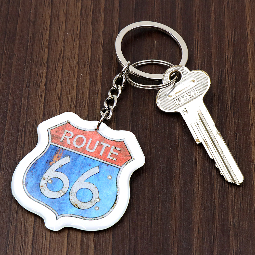 RT 66 キーチェーン RT66 WORN SHIELD