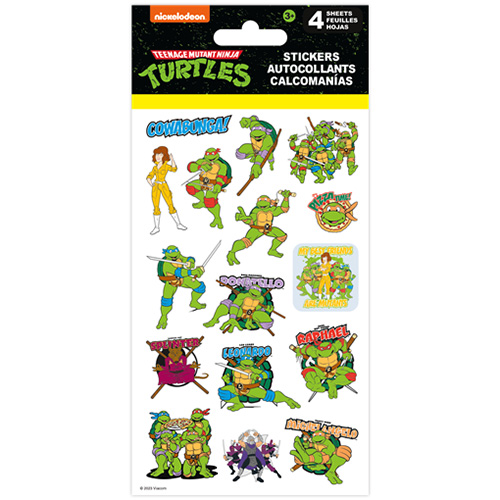 USA キャラクター 4シート ステッカー ティーンエイジ・ミュータント・ニンジャ・タートルズ TMNT - Classic