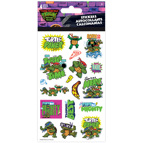 USA キャラクター 4シート ステッカー ティーンエイジ・ミュータント・ニンジャ・タートルズ TMNT - Mutant Mayhem