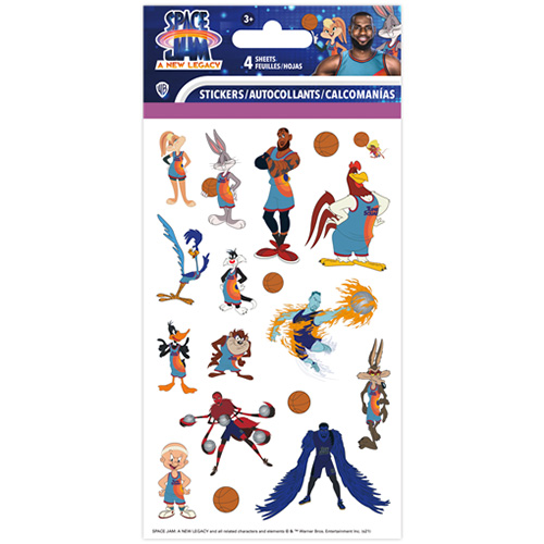 USA キャラクター 4シート ステッカー スペース・ジャム 2 Space Jam 2
