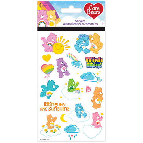 USA キャラクター 4シート ステッカー ケアベア Care bears