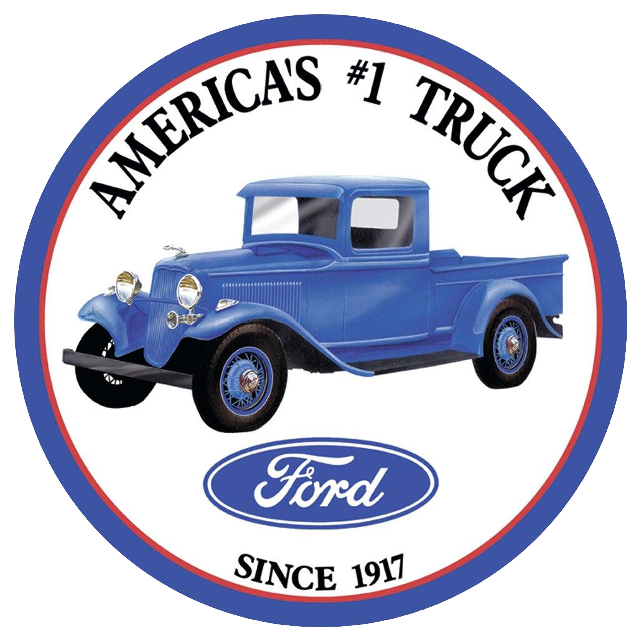 ティン サイン ROUND - Ford - Trucks
