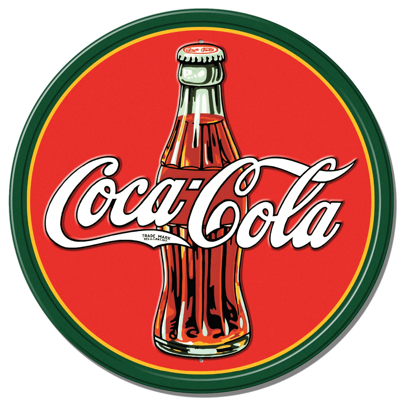 ティン サイン ROUND - Coke - Round 30's