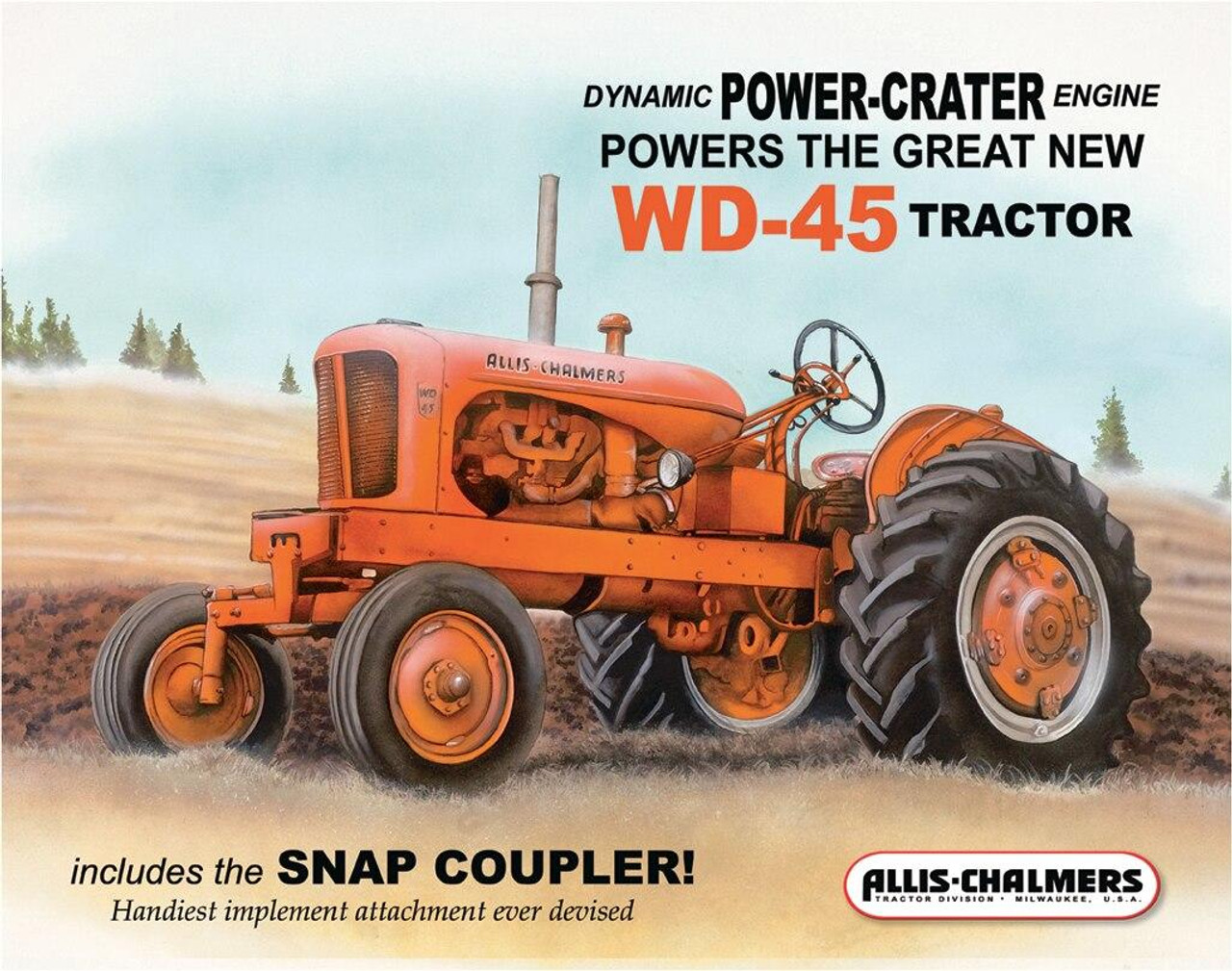 ティン サイン Allis Chalmers - WD45