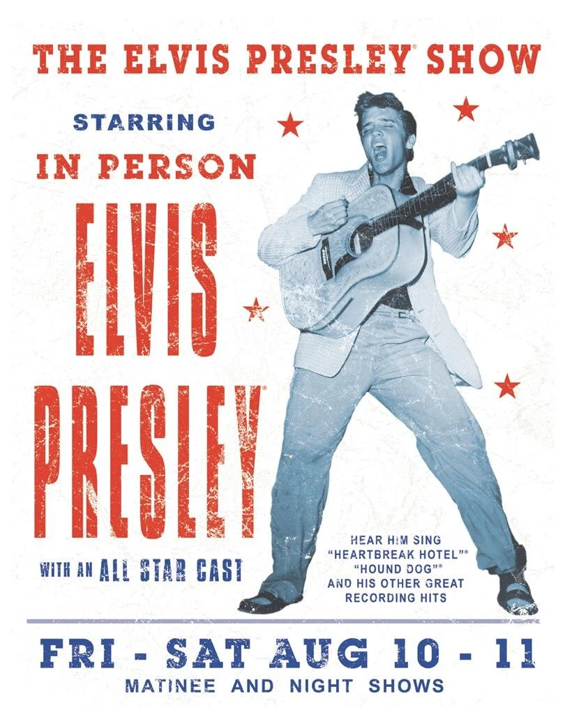 ティン サイン Elvis Presley Show