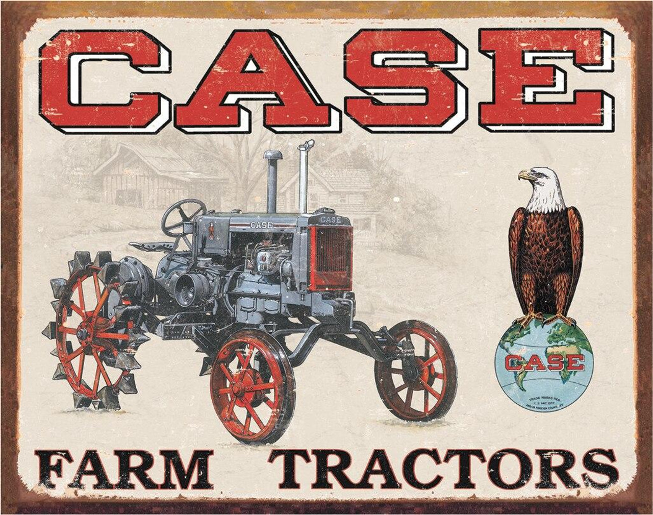 ティン サイン Case Tractor - CC High