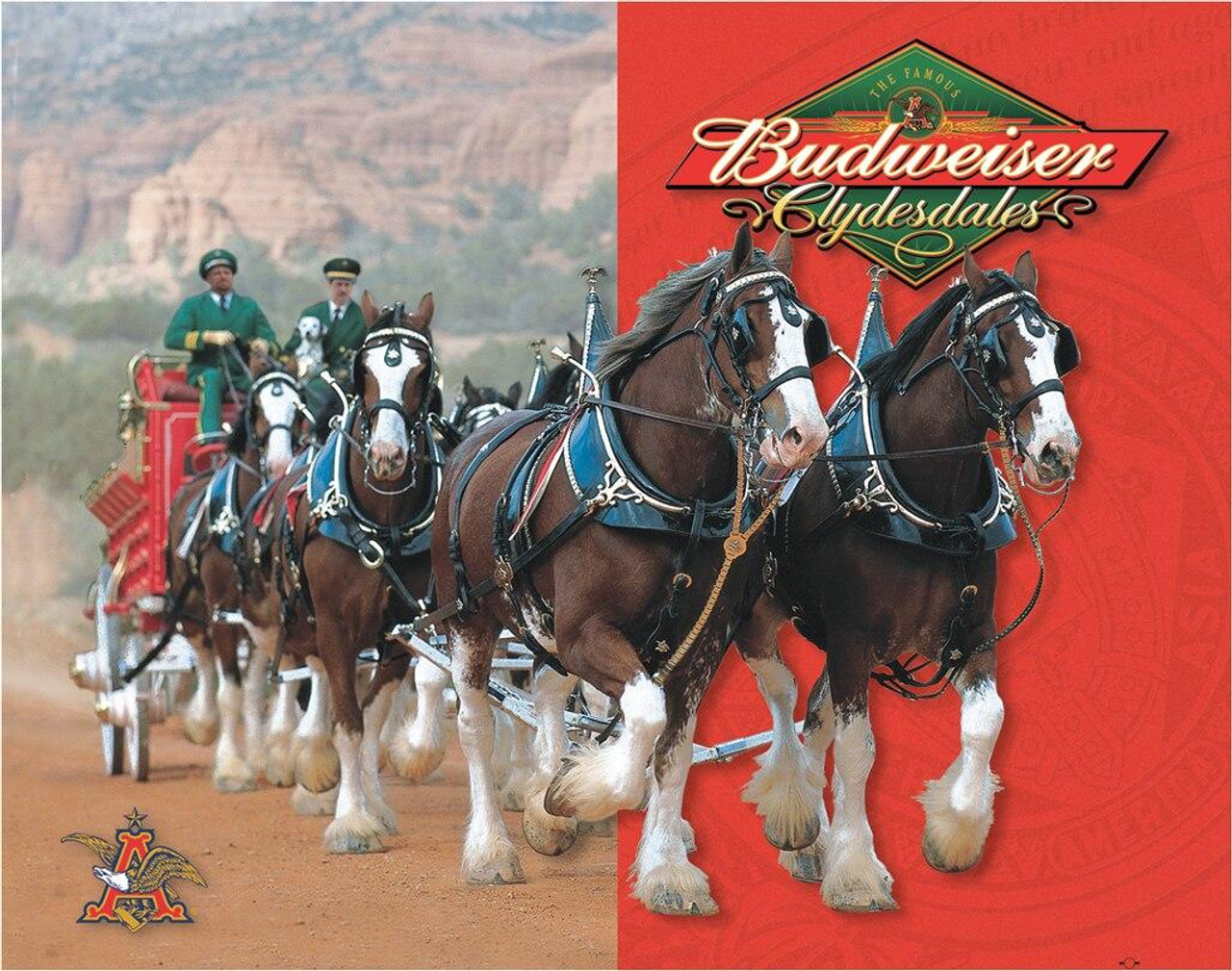 ティン サイン Budweiser - Clydesdales