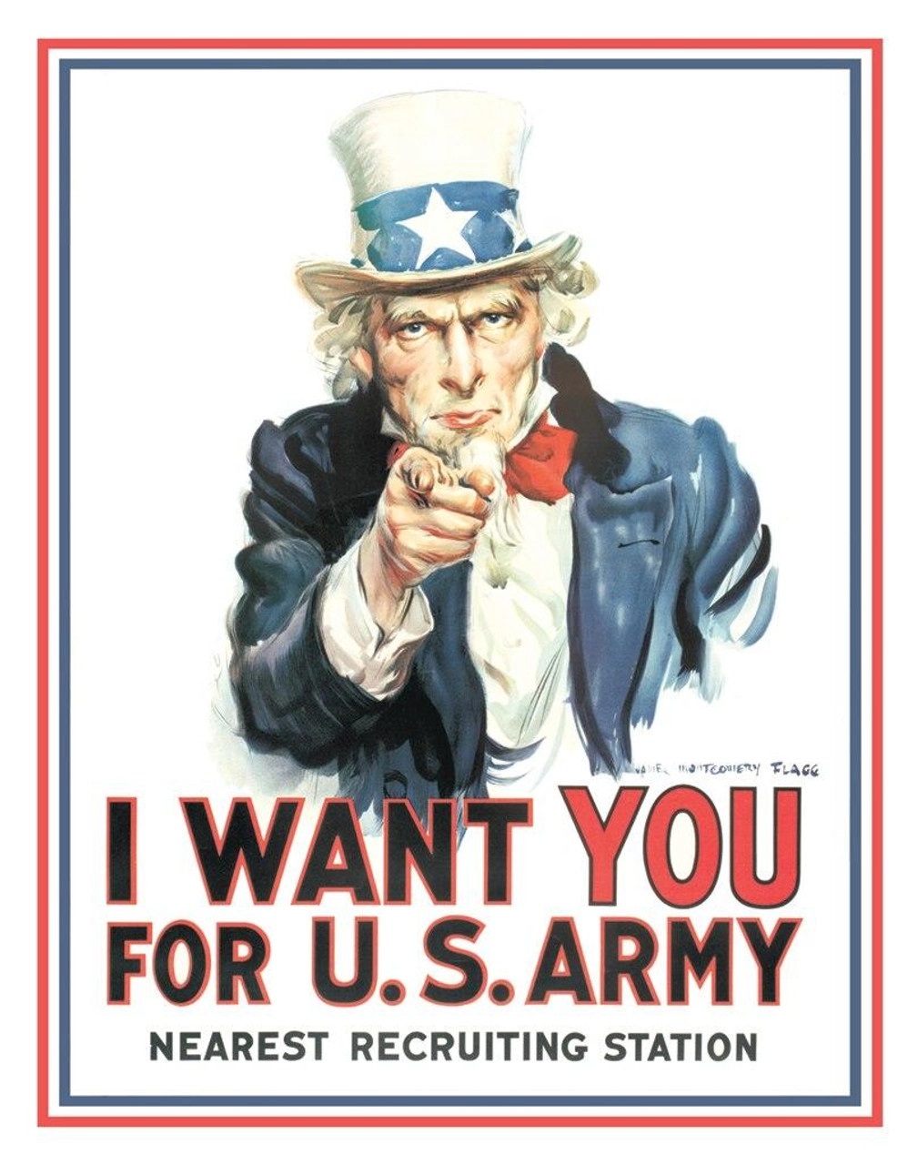 ティン サイン Uncle Sam I Want You