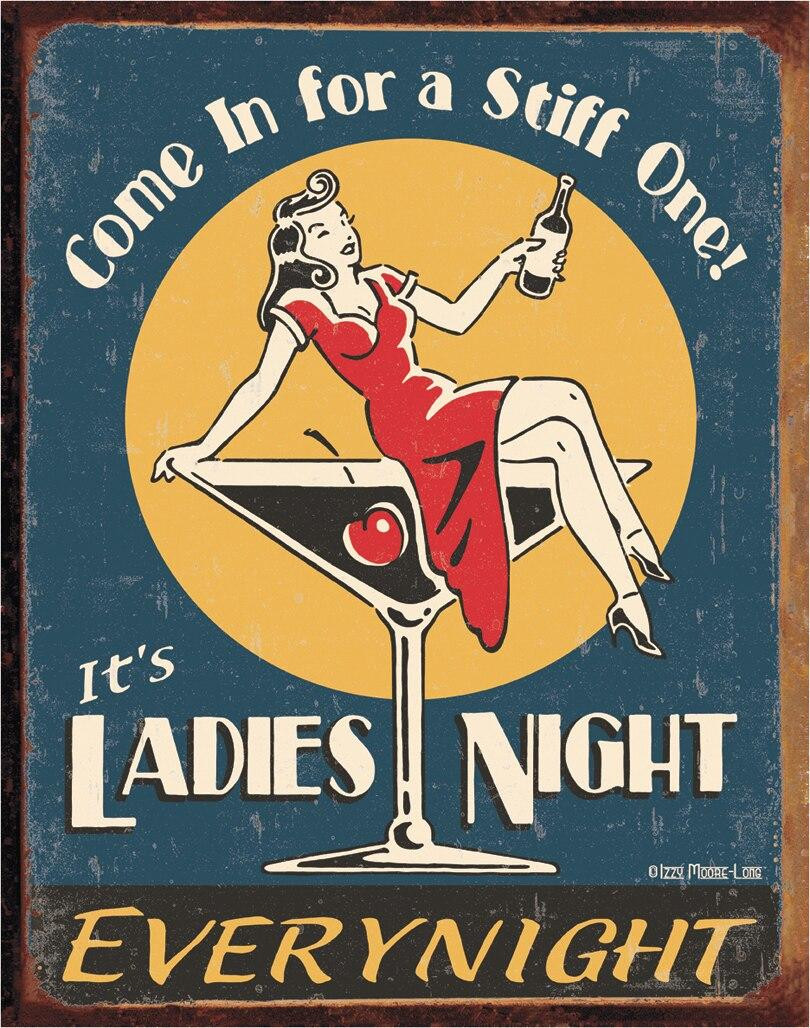 ティン サイン Moore - Ladies Night