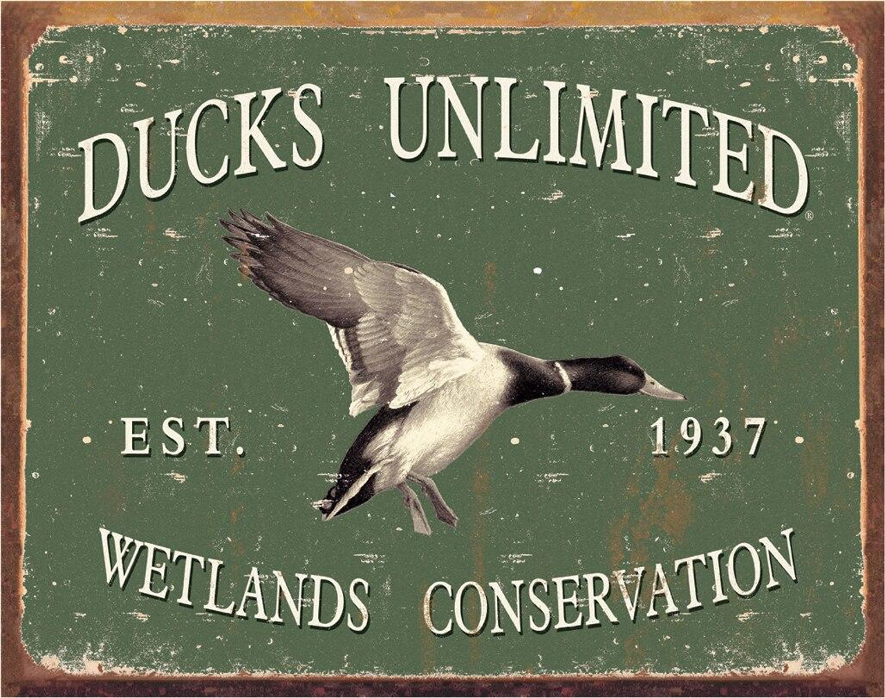 ティン サイン Ducks Unlimited - Since 1937