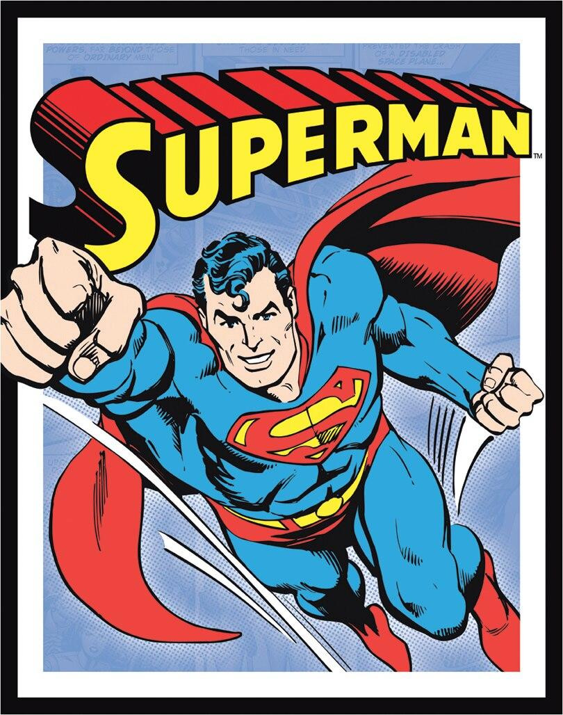 ティン サイン DC - Superman -Retro