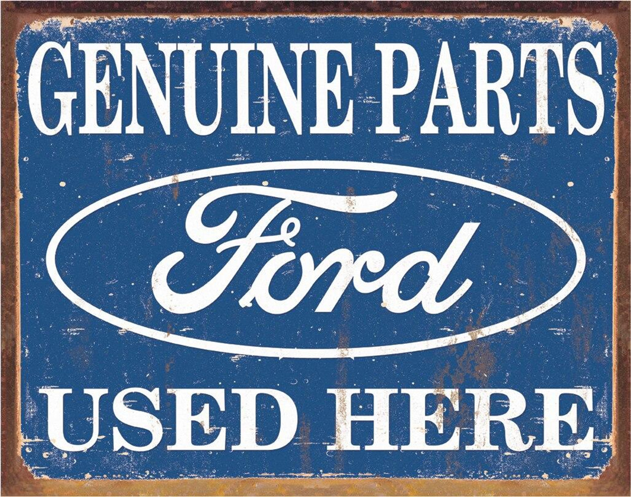 ティン サインFord Parts Used Here