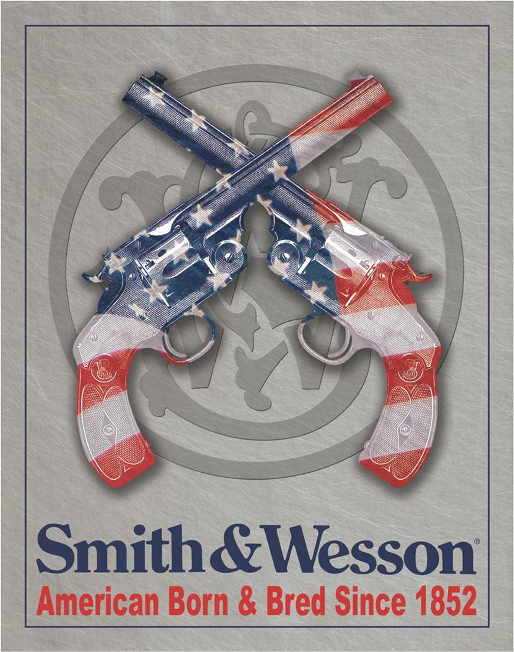 ティン サインS&W - American Born