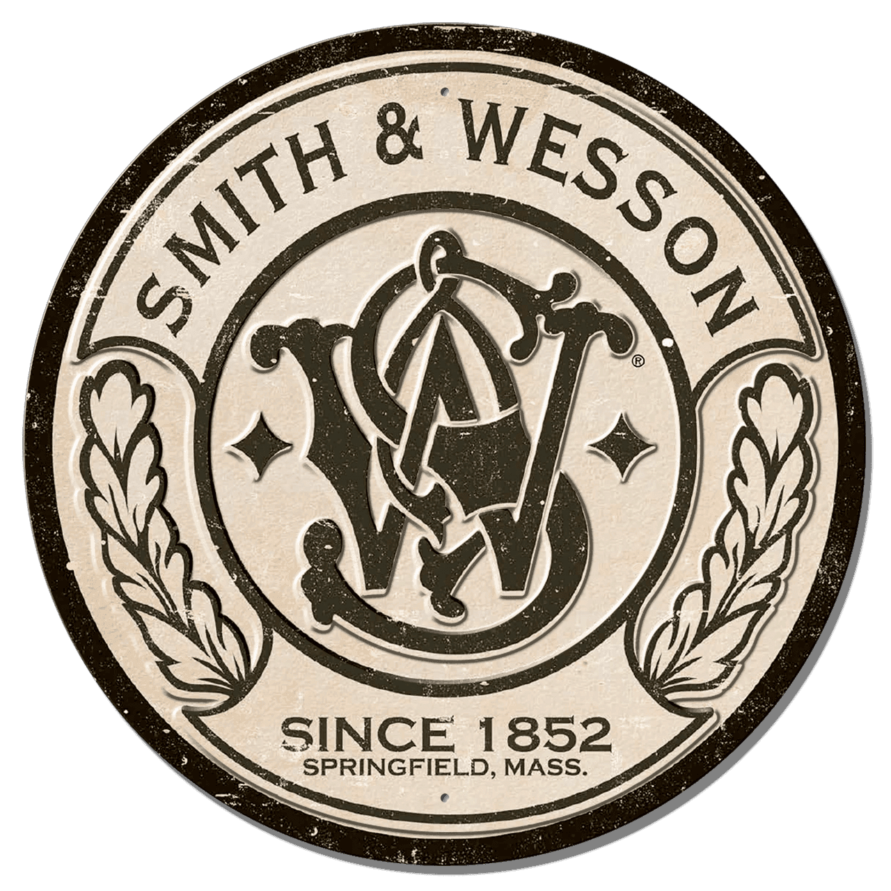 ティン サイン ROUND - Smith & Wesson