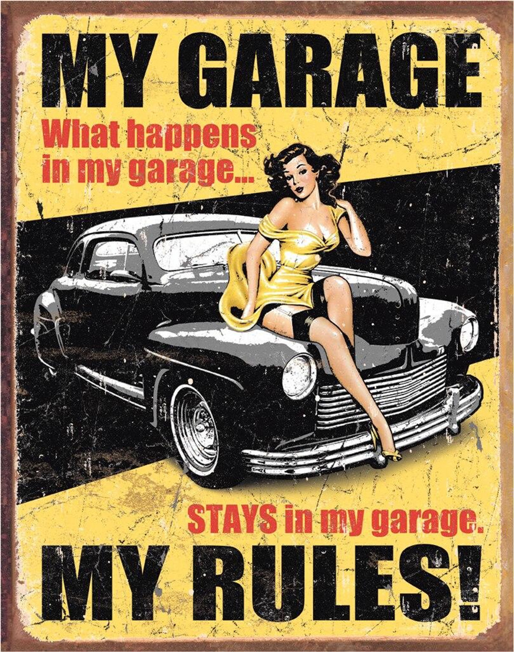 ティン サイン Legends - My Garage