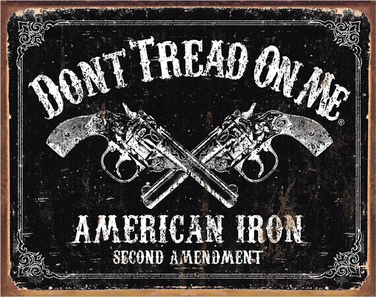 ティン サイン DTOM - American Iron