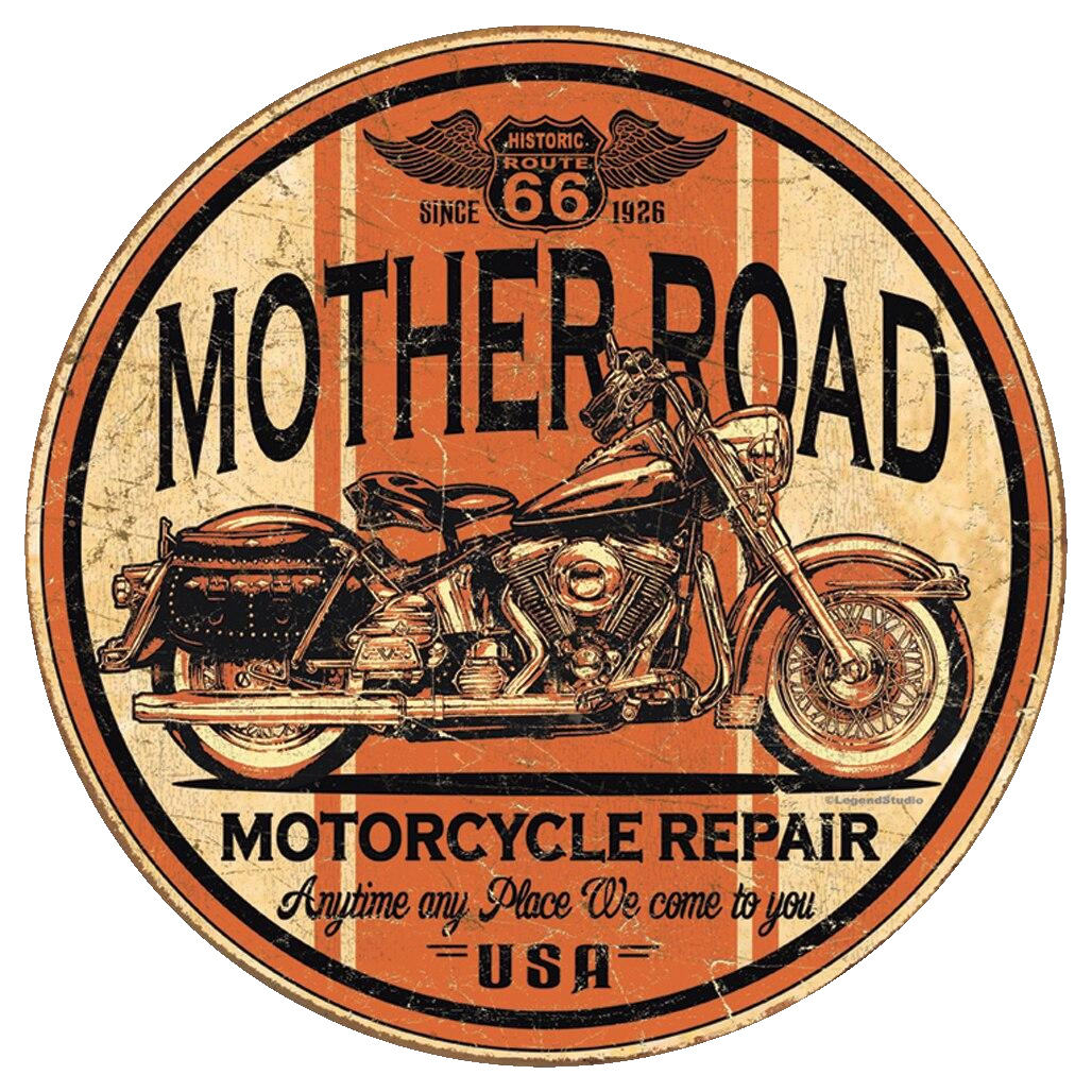 ティン サイン ROUND - Mother Road Repair