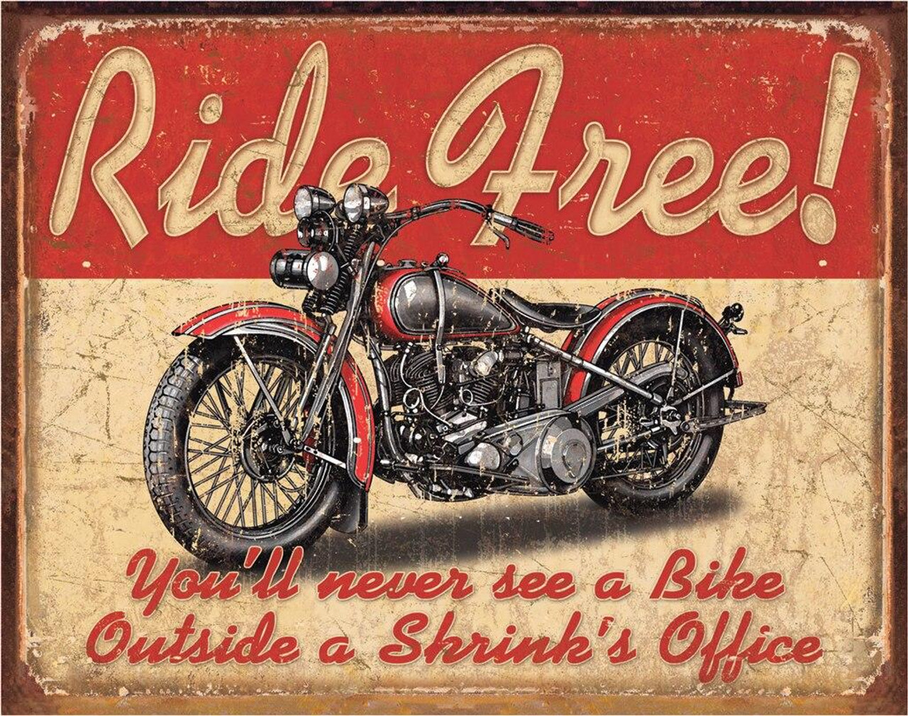 ティン サイン Ride Free