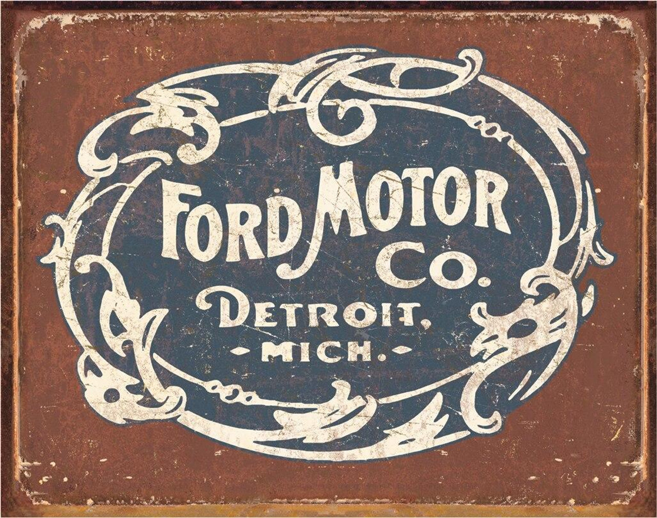 ティン サイン Ford - Historic Logo