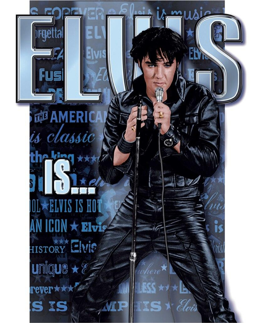 ティン サイン Elvis Is