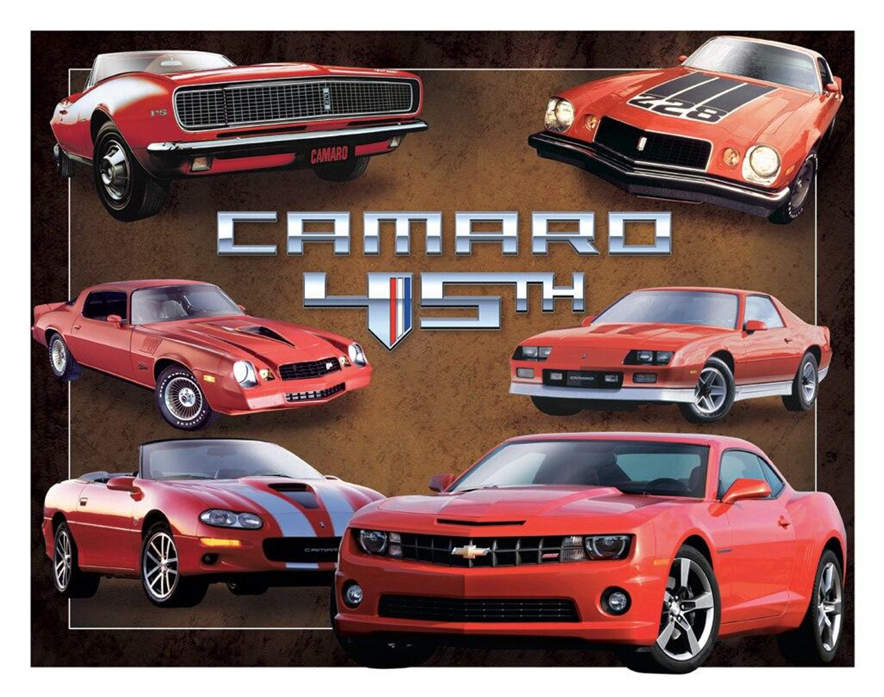 ティン サイン Camaro 45th Anniv.
