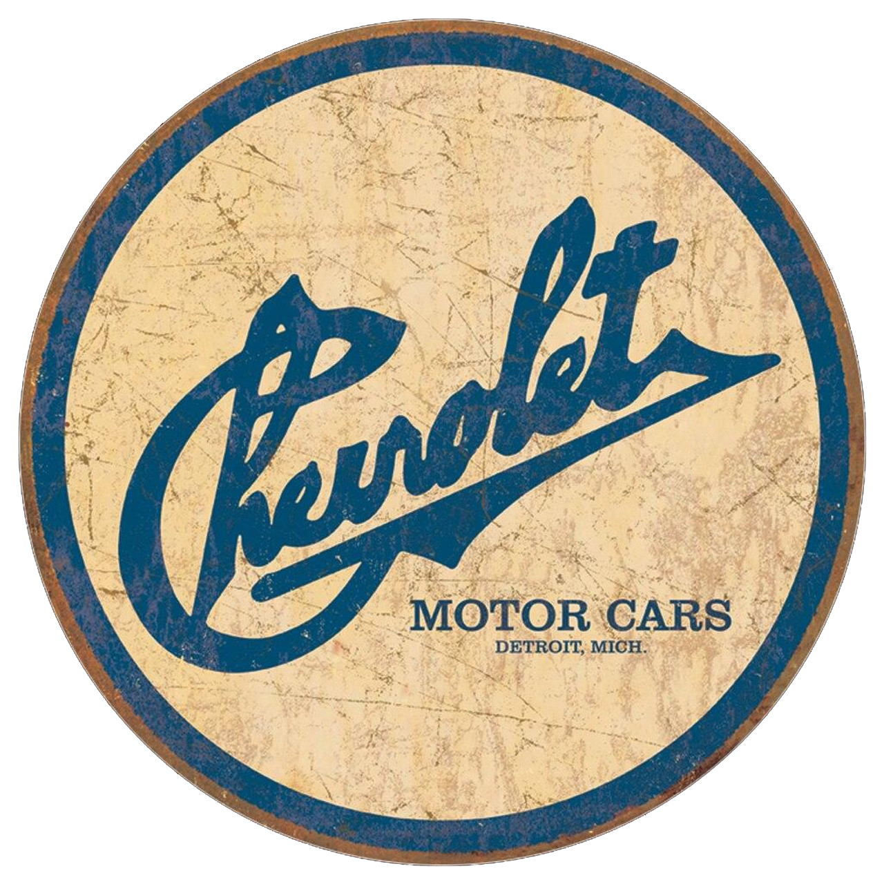 ティン サイン ROUND - Chevy Historic