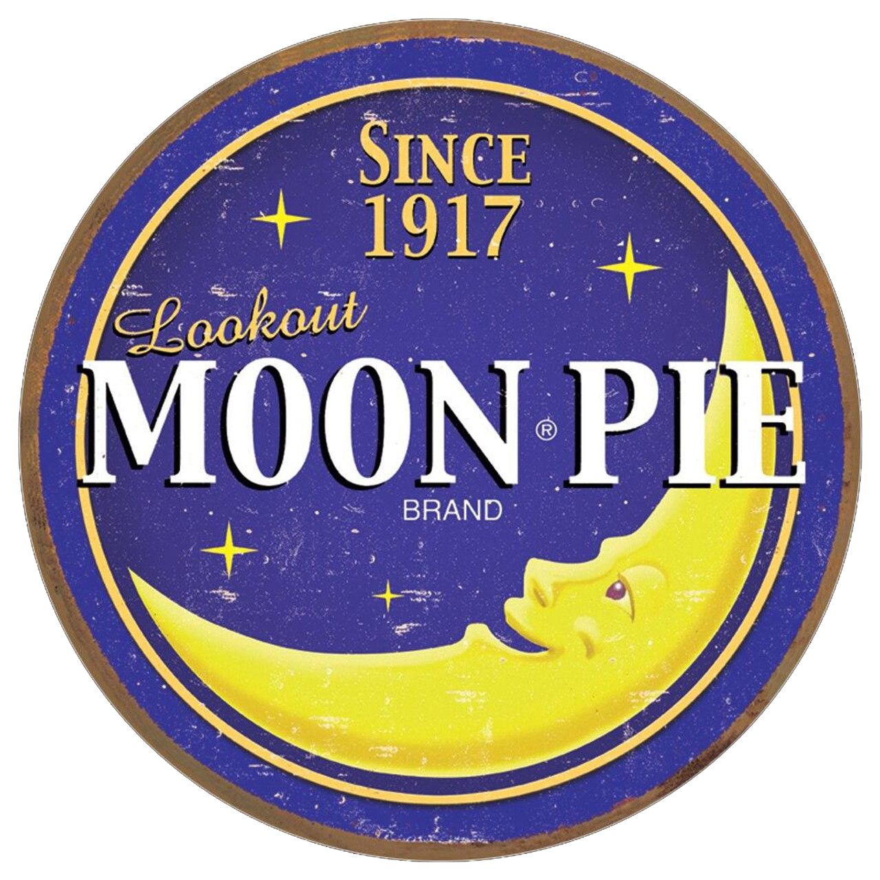ティン サイン ROUND - Moon Pie