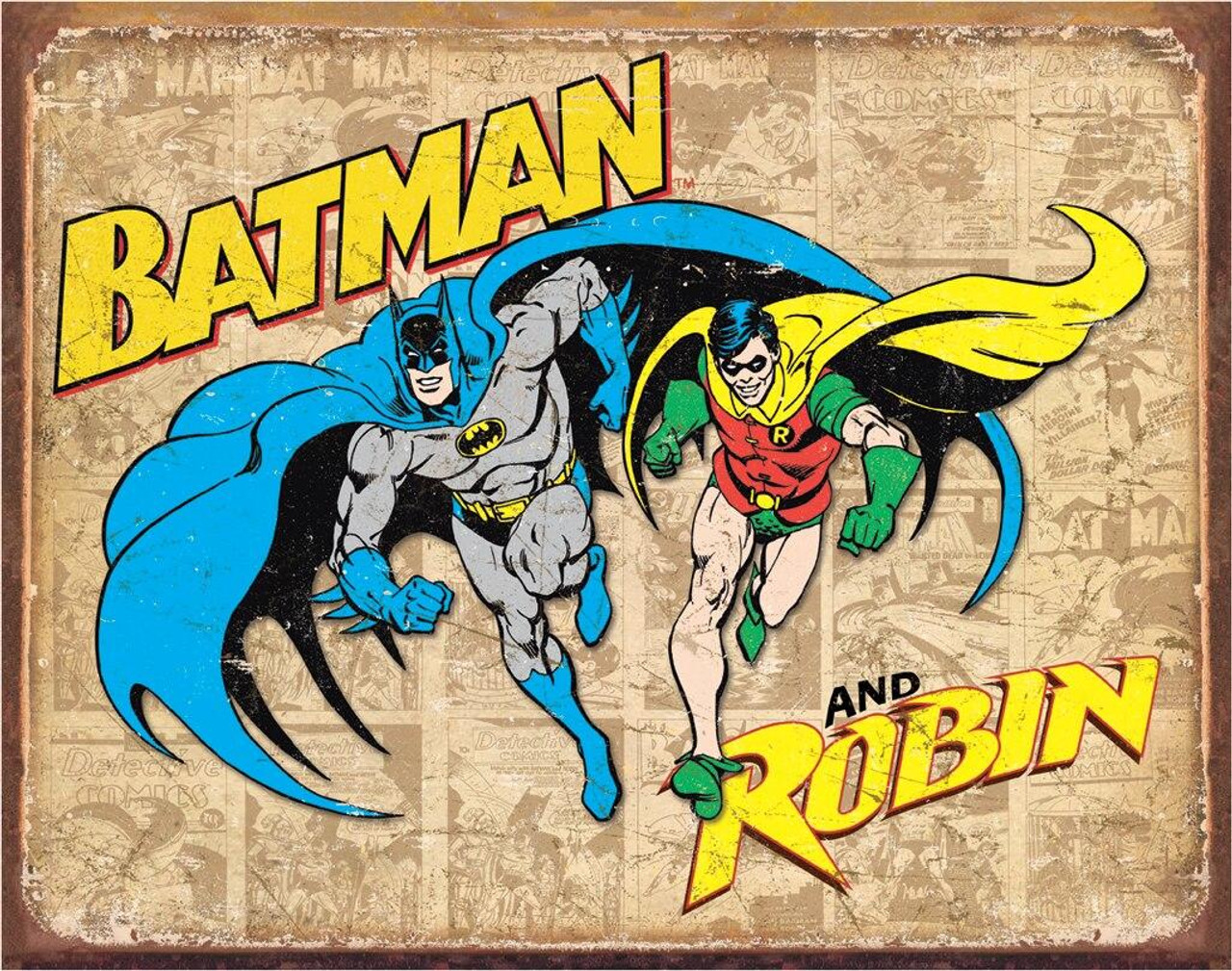 ティン サイン DC - Batman and Robin