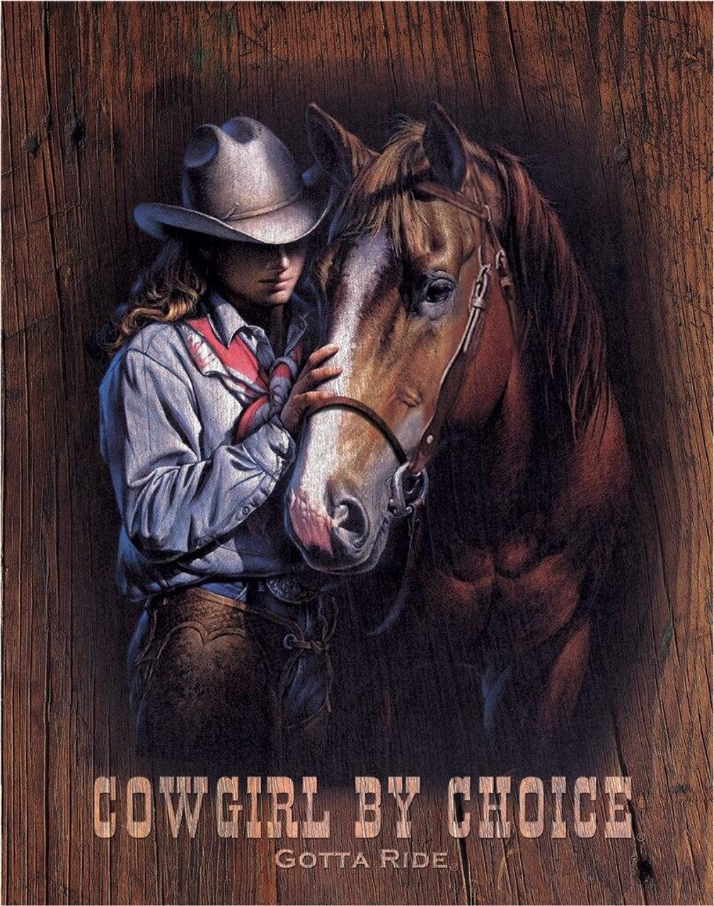 ティン サイン Cowgirl by Choice