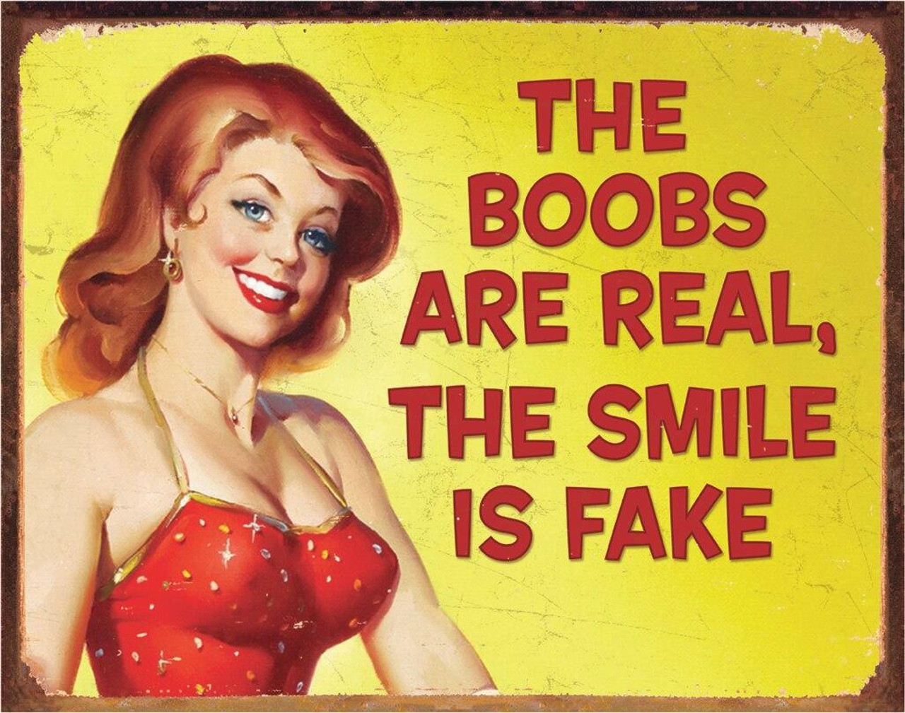 ティン サイン Smile is Fake