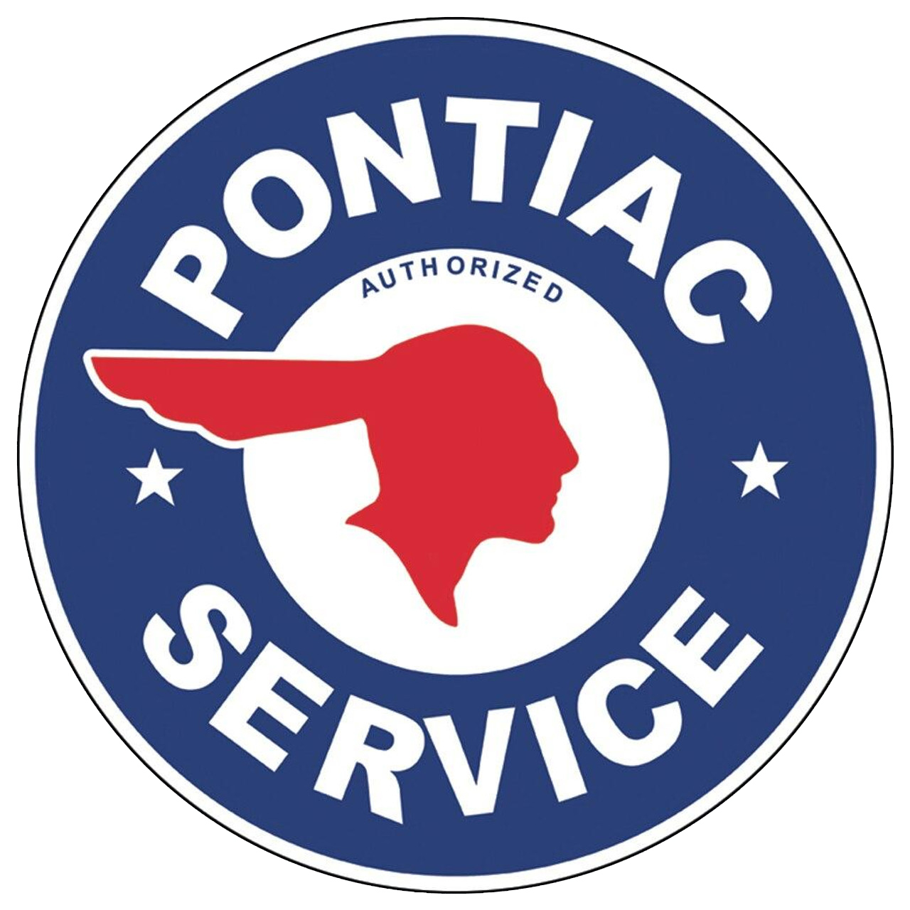 ティン サイン ROUND - Pontiac Service